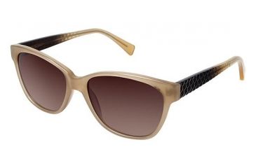 Image of Nicole Miller Ludlow Progressive Prescription Sunglasses NMLUDLOW02 - Frame Color Amber