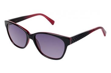 Image of Nicole Miller Ludlow Progressive Prescription Sunglasses NMLUDLOW01 - Frame Color Black