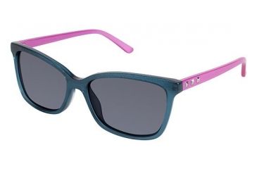 Image of Nicole Miller Nassau Bifocal Prescription Sunglasses NMNASSAU03 - Frame Color Navy / Orchid