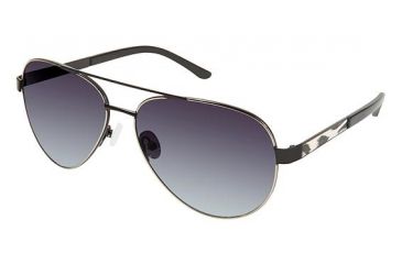 Image of Nicole Miller Strand Bifocal Prescription Sunglasses NMSTRAND03 - Frame Color Black Gunmetal