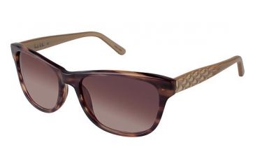 Image of Nicole Miller Sutton Progressive Prescription Sunglasses NMSUTTON01 - Frame Color Brown / Horn