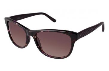 Image of Nicole Miller Sutton Progressive Prescription Sunglasses NMSUTTON03 - Frame Color Purple Tortoise
