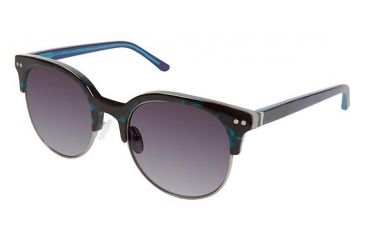 Image of Nicole Miller Sylvan Bifocal Prescription Sunglasses NMSYLVAN03 - Frame Color Blue Tortoise