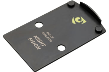 Image of Night Fision Pistol Optic SIG Sauer P320 Optics Ready Adapter Plate, Trijicon RMR/Holosun 507c, Black, SIG-OP-RMR-P320