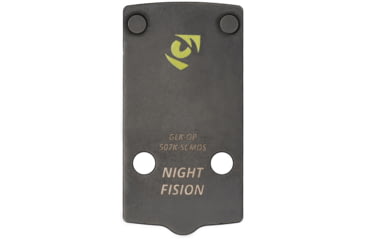 Image of Night Fision Holosun 507k/407k Adaptor Plate, Black, GLK-OP-507k-SCMOS