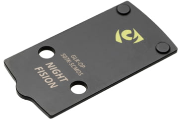 Image of Night Fision Holosun 507k/407k Adaptor Plate, Black, GLK-OP-507k-SCMOS