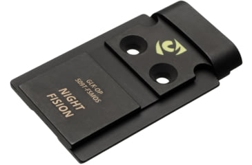 Image of Night Fision Holosun 509T Adapter Plate, Glock Mos, Black, GLK-OP-509t-FSMOS