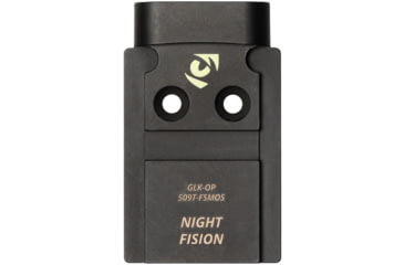 Image of Night Fision 509T to Glock Full Size MOS Optic Mounting Plate, Black, GLK-OP-509t-FSMOS