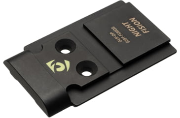 Image of Night Fision 509T to Glock Full Size MOS Optic Mounting Plate, Black, GLK-OP-509t-FSMOS