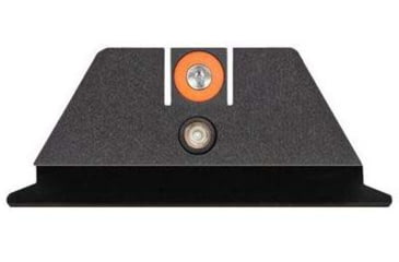 Image of Night Fision Accur8 Student Gun Night Sight Set, S&amp;W M&amp;P Shield/Shield Plus, Orange Front Ring, One-Dot Rear, SAW-202-015-OGZG