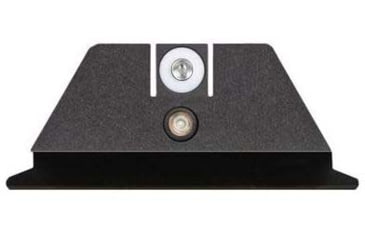 Image of Night Fision Accur8 Student Gun Night Sight Set, S&amp;W M&amp;P Shield/Shield Plus, White Front Ring, One-Dot Rear, SAW-202-015-WGZG