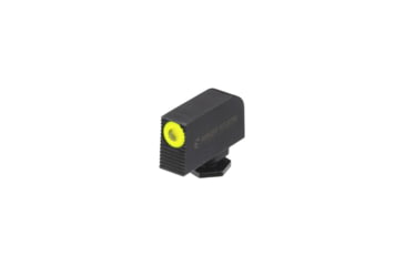 Image of Night Fision Costa Ludus Night Sight Set, Glock 42/43/43x, Yellow Front, Horizontal Tritium Bar Rear, Black, GLK-003-010-YGXG