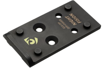 Image of Night Fision Delta Point Pro to Glock Full Size MOS Optic Mounting Plate, Black, GLK-OP-DPP-FSMOS