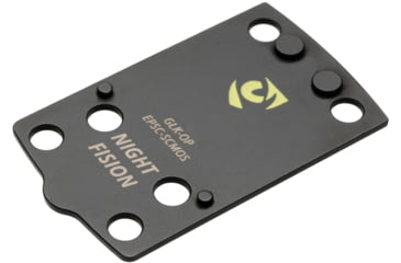 Image of Night Fision EPS Carry to Glock 43x/48 MOS Optic Mounting Plate, Black, GLK-OP-EPSC-SCMOS