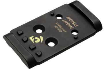 Image of Night Fision EPS to Glock Full Size MOS Optic Mounting Plate, Black, GLK-OP-EPS-FSMOS
