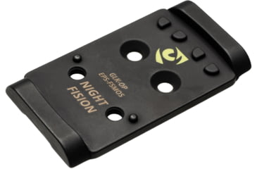 Image of Night Fision EPS to Glock Full Size MOS Optic Mounting Plate, Black, GLK-OP-EPS-FSMOS