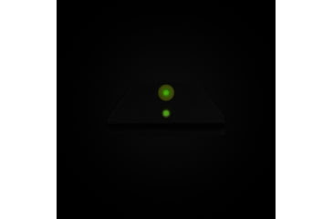 Image of Night Fision GLK001015YGZ Night Sight Set Accur8 Front/Square Rear Glock 17/17L