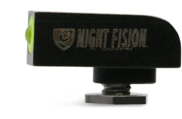 Image of Night Fision Glow Dome Front Night Sight Only for Glock 17/17L/19/22/23/24/25/26/27/28/31/32/33/34/35/37/38/39/20/21/29/30/36/40/41/42/43/43X/48, Yellow Front Glow Dome w/Green Tritium, GLK-000-001-GD-PYGXX