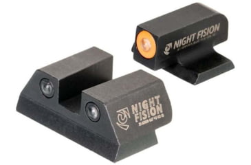 Image of Night Fision Standard Height Night Sight Set, FN 509, Orange Front Ring, FNH-101-003-OGZG