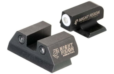 Image of Night Fision Standard Height Night Sight Set, FN 509, White Front Ring, FNH-101-003-WGZG