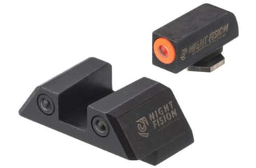 Image of Night Fision Standard Height Night Sight Set, Glock 48, Orange Front Ring, GLK-005-003-OGZG