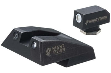 Image of Night Fision Standard Height Night Sight Set, SAR 9, White Front Ring, SAR-301-003-WGZG