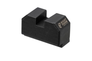 Image of Night Fision Optic Height Fiber Sight Set, Glock 17/19/45/48 w/ RMR/507c/SRO/ACRO, Green Front, Black, GLK-001-330-353-GFZX