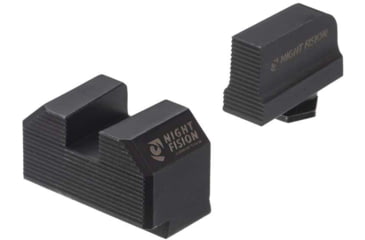 Image of Night Fision Optic Plate + Blacked Out Sights Combo EPS to Glock Full Size MOS, Black, GLK-OPBS-EPS-MOS-ZXZX
