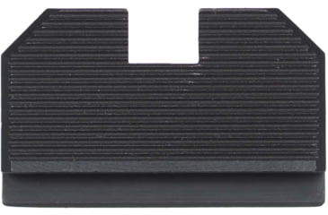 Image of Night Fision Optic Plate + Tritium Ylw Front Sight Combo ACRO to Glock Full Size MOS, Black, GLK-OPBS-ACRO-MOS-YGZX
