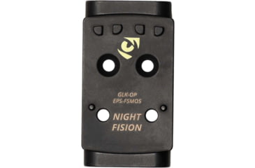 Image of Night Fision Holosun EPS, Glock Mos + Tritium Ylw Front Sight, Black, GLK-OPBS-EPS-MOS-YGZX
