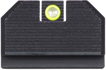 Image of Night Fision Optic Plate + Tritium Ylw Front Sight Combo EPS to Glock Full Size MOS, Black, GLK-OPBS-EPS-MOS-YGZX