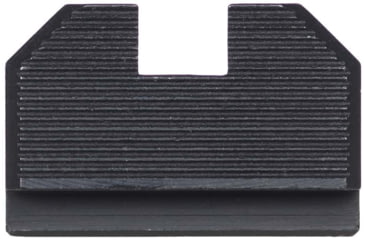 Image of Night Fision Optic Plate + Tritium Ylw Front Sight Combo EPS to Glock Full Size MOS, Black, GLK-OPBS-EPS-MOS-YGZX