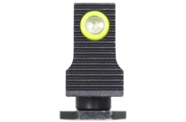 Image of Night Fision Optic Plate + Tritium Ylw Front Sight Combo EPS to Glock Full Size MOS, Black, GLK-OPBS-EPS-MOS-YGZX