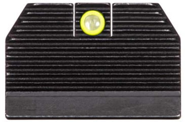 Image of Night Fision Optic Plate + Tritium Ylw Front Sight Combo RMR/507c to Sig P320, Black, SIG-OPBS-RMR-P320-YGZX