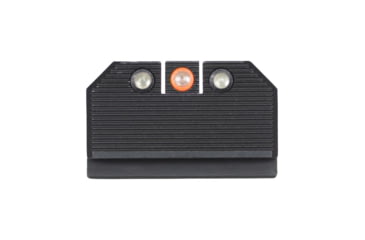 Image of Night Fision Optics Ready Stealth Lower 1/3rd Night Sight Set, Glock 17/19/34 w/ RMR/507c/SRO/ACRO, Orange Front, Black, GLK-001-330-353-OGZG