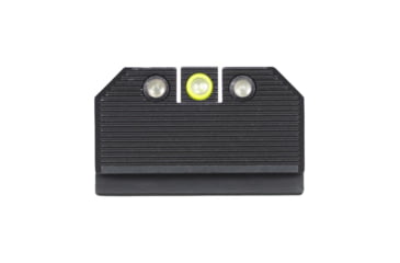 Image of Night Fision Optics Ready Stealth Lower 1/3rd Night Sight Set, Glock 17/19/34 w/ RMR/507c/SRO/ACRO, Yellow Front, Black, GLK-001-330-353-YGZG