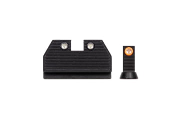 Image of Night Fision Optics Ready Stealth Night Sight Set, CZ P-10 C/F/S, Orange Front, Black, CZU-077-286-355-OGZG