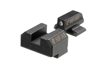 Image of Night Fision Optics Ready Stealth Night Sight Set for Canik Mete SF and TP9 Pistols w/ Black Front, Blank Rear, Black, One Size, CNK-029-187-250-ZGZX