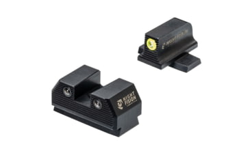 Image of Night Fision Optics Ready Stealth Night Sight Set for Sig P365/507k w/ Yellow Front Ring, Black, One Size, SIG-180-240-238-YGZG