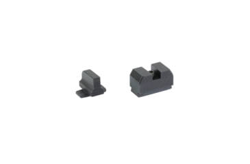 Image of Night Fision Optics Ready Stealth Series Front and Rear Pistol Sight, SIG Sauer, P-Series Dovetail, Black Front, Black Rear, Black, SIG-180-315-302-ZXZX