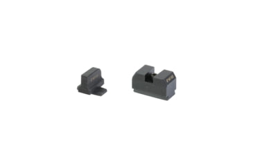 Image of Night Fision Optics Ready Stealth Series Sights, Black Front and Rear Sight, Fits Sig P320 with P-Series Dovetail, .315"-.302" Blade Height, Square Notch Rear Sight, Nitride Finish, Black, SIG-180-315-302-ZXZX