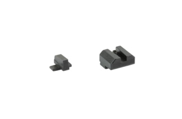 Image of Night Fision Optics Ready Stealth Series Front and Rear Pistol Sight, Springfield Armory Echelon, Black Front, Black Rear, Black, SPR-230-248-268-ZXZX