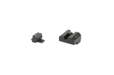 Image of Night Fision Optics Ready Stealth Series Sights, Black Front and Rear Sights, Fits Springfield Echelon, Nitride Finish, Black, SPR-230-248-268-ZXZX