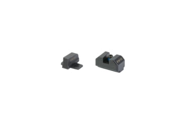 Image of Night Fision Optics Ready Stealth Series Sights, Black Front and Rear Sights, Fits Springfield Hellcat OSP/RDP, Square Notch Rear Sight, Nitride Finish, Black, SPR-229-248-268-ZXZX