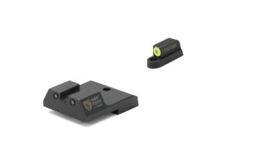 Image of Night Fision Perfect Dot Front Night Sights w/ U Notch Rear for CZ-USA, Yellow Front w/ Green Tritium - Black Rear w/ Gree, fits P-10 C, CZU-077-007-YGZG
