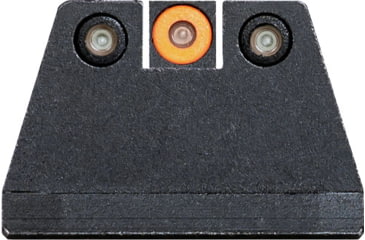 Image of Night Fision Perfect Dot Green Tritium Square Rear, Suppressor Height, Sig P Set, Black, SIG-179-003-OGZG