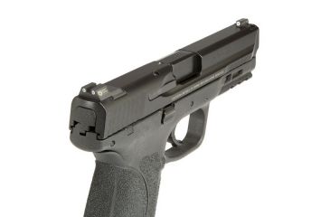 Image of Night Fision Perfect Dot Night Sight Set w/Front, U Rear, White Front w/Green Tritium, White Rear w/Green Tr, Fits Smith &amp; Wesson M&amp;P SHIELD .40/.45/9mm Models, SAW-202-007-WGWG