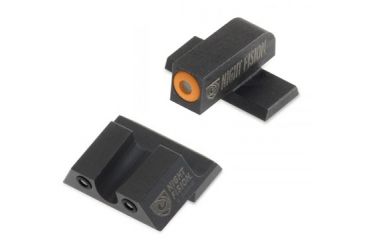 Image of Night Fision Perfect Dot Night Sight Set w/Front, U Rear, Orange Front w/Green Tritium, Black Rear w/Green T, Fits Springfield XD/XDM/XD Mod. 2, SPR-226-007-OGZG