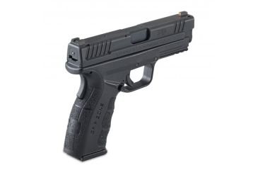 Image of Night Fision Perfect Dot Night Sight Set w/Front, Square Rear, Orange Front w/Green Tritium, Black Rear w/Green T, Fits Springfield XD-S &amp; XD-E, SPR-228-003-OGZG