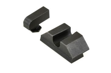 Image of Night Fision Perfect Dot Night Sight Set w/Orange Front, U Black Rear, w/Green Tritium, Glock 17/17L/19/22-28/31-35/37-39, GLK-001-007-OGZG